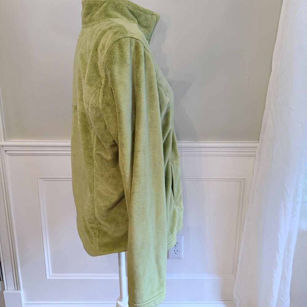 Telluride Clothing Co. Sage Green Full Zip Plush Fleece Jacket Women's L - Picture 6 of 16